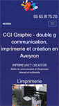 Mobile Screenshot of cgigraphic.fr
