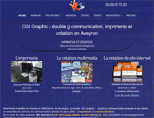 Tablet Screenshot of cgigraphic.fr